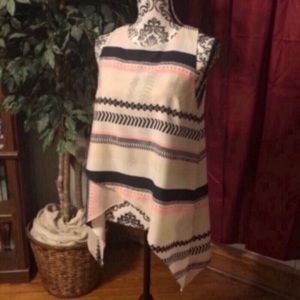 Elliott - Asymmetrical Chevron Stripe Top